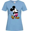 Жіноча футболка Mickey Mouse sparkles Блакитний фото