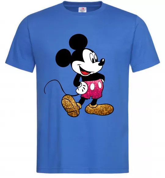 Чоловіча футболка Mickey Mouse sparkles Яскраво-синій фото