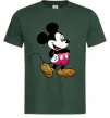 Чоловіча футболка Mickey Mouse sparkles Темно-зелений фото