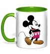 Чашка с цветной ручкой Mickey Mouse sparkles Зеленый фото