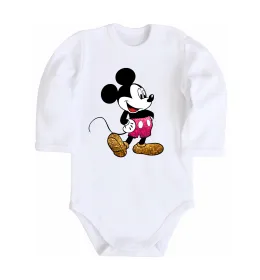 Детский боди Mickey Mouse sparkles Белый фото