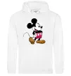 Чоловіча толстовка (худі) Mickey Mouse sparkles Білий фото