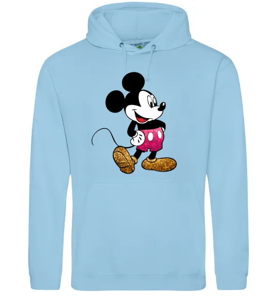 Чоловіча толстовка (худі) Mickey Mouse sparkles Блакитний фото