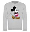 Свитшот Mickey Mouse sparkles Серый меланж фото