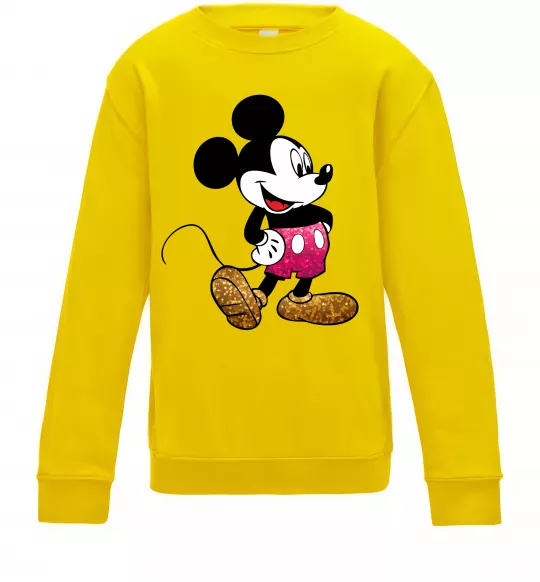 Детский Свитшот Mickey Mouse sparkles Солнечно желтый фото