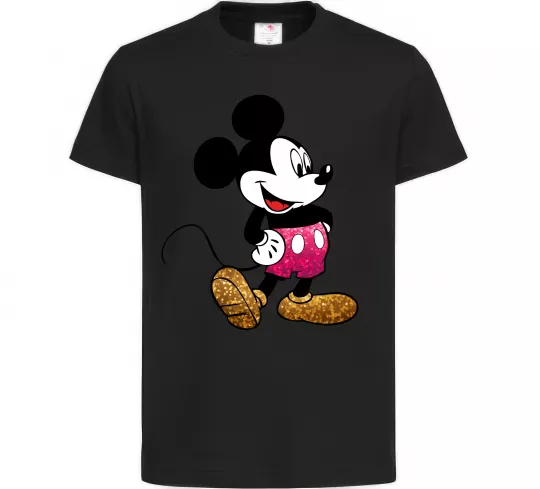 Детская футболка Mickey Mouse sparkles Черный фото