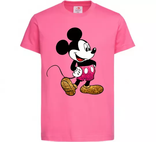 Детская футболка Mickey Mouse sparkles Ярко-розовый фото