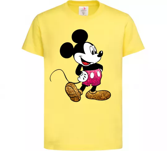 Детская футболка Mickey Mouse sparkles Лимонный фото