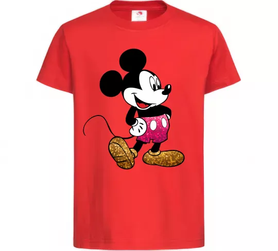 Детская футболка Mickey Mouse sparkles Красный фото