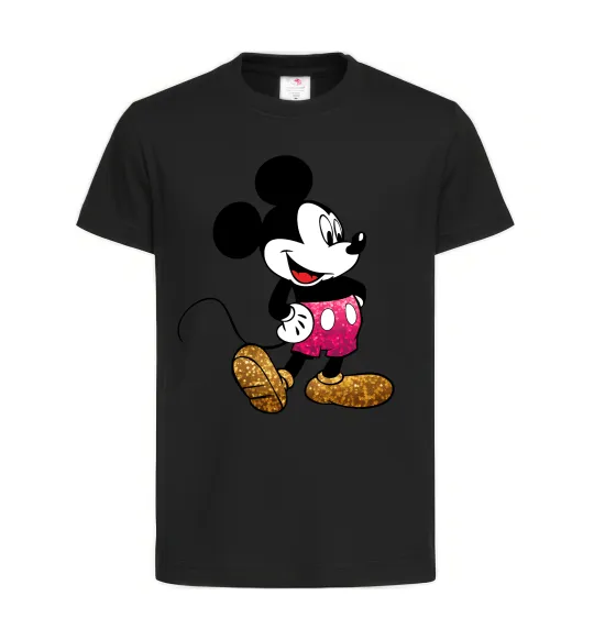 Детская футболка Mickey Mouse sparkles Черный фото