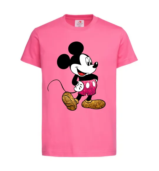 Детская футболка Mickey Mouse sparkles Ярко-розовый фото