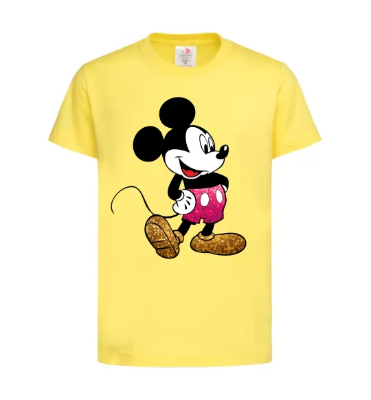 Детская футболка Mickey Mouse sparkles Лимонный фото