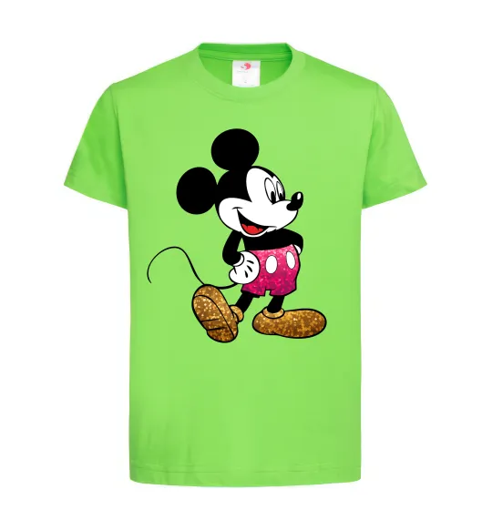 Детская футболка Mickey Mouse sparkles Лаймовый фото