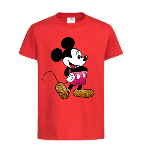 Детская футболка Mickey Mouse sparkles Красный фото