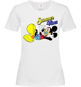 Женская футболка Summer vibes Mickey