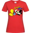 Женская футболка Summer vibes Mickey Красный фото