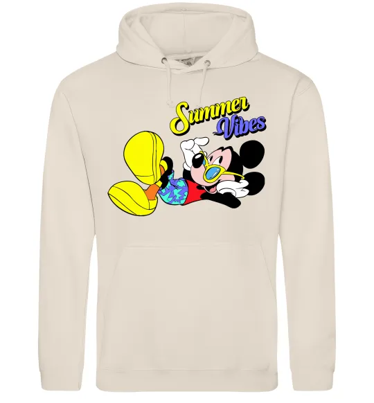 Мужская толстовка (худи) Summer vibes Mickey Таш фото