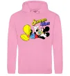 Женская толстовка (худи) Summer vibes Mickey Розовый фото