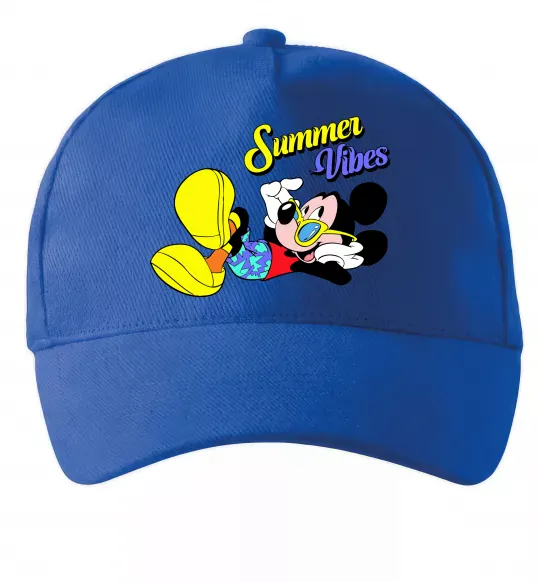 Кепка Summer vibes Mickey Яскраво-синій фото