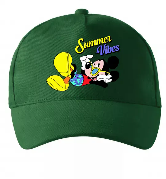 Кепка Summer vibes Mickey Темно-зелений фото