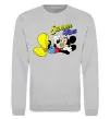 Свитшот Summer vibes Mickey Серый меланж фото