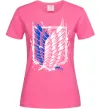 Женская футболка Атака титанів розвідувальний корпус Ярко-розовый фото