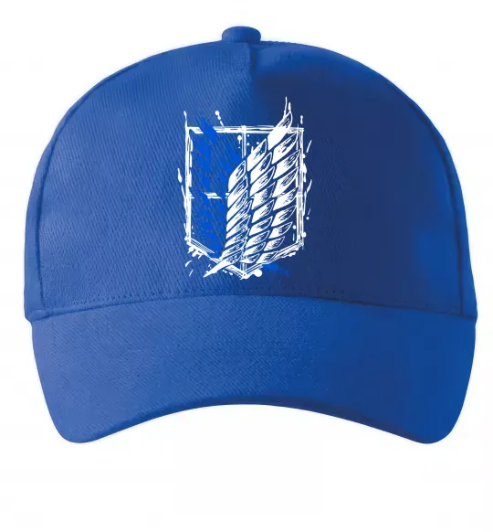 Кепка Атака титанів розвідувальний корпус Ярко-синий фото