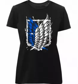 Женская премиум футболка Eren Yaeger Атака титанов Белый фото