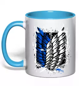 Чашка с цветной ручкой