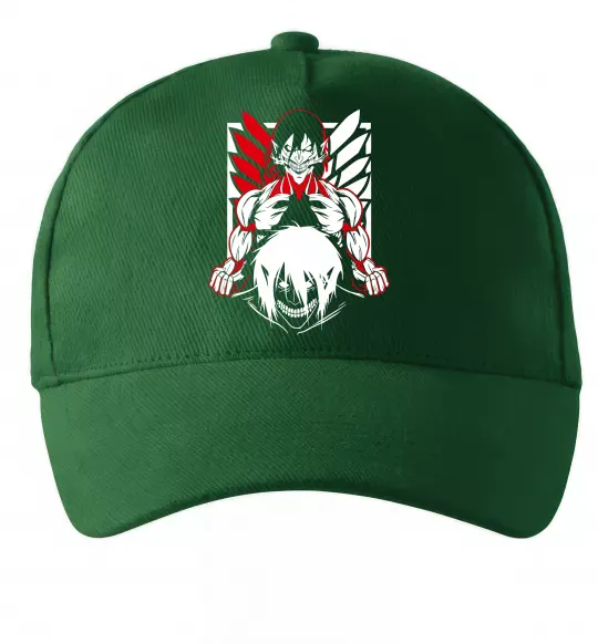 Кепка Атака титанів Ерен Темно-зеленый фото