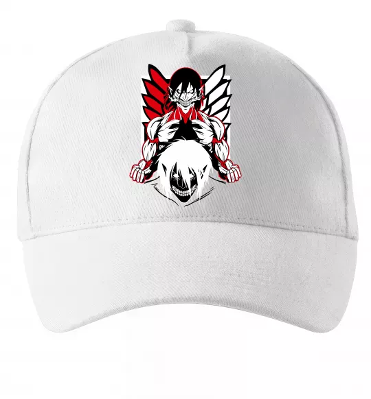 Кепка Атака титанів Ерен Белый фото