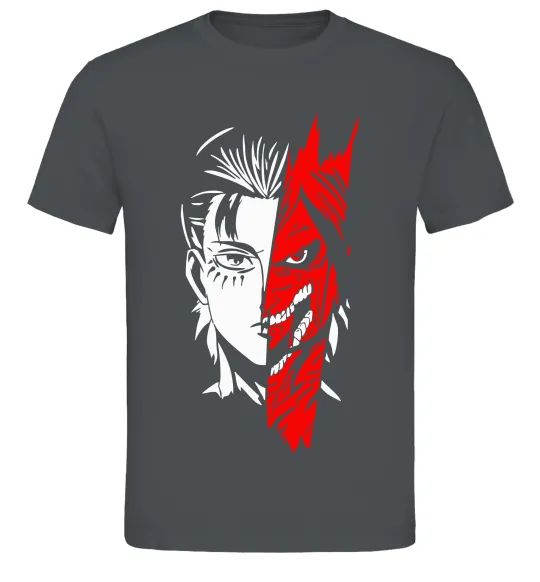 Мужская футболка Ерен Єгер Графит фото