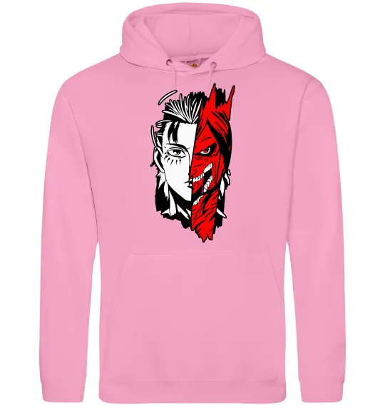 Женская толстовка (худи) Ерен Єгер Розовый фото