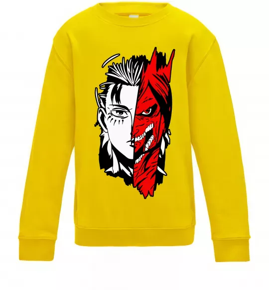 Дитячий світшот Ерен Єгер Сонячно жовтий фото