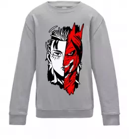 Дитячий світшот Ерен Єгер Сірий меланж фото