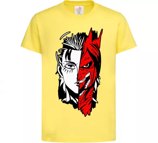 Детская футболка Ерен Єгер Лимонный фото