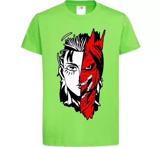 Детская футболка Ерен Єгер Лаймовый фото