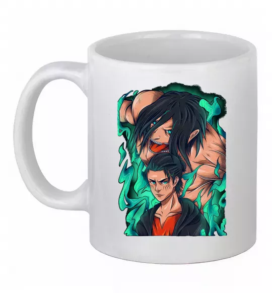 Чашка керамическая Ерене Єгер титан Белый фото