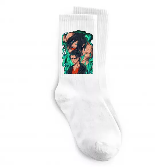 Носки Ерене Єгер титан Белый фото