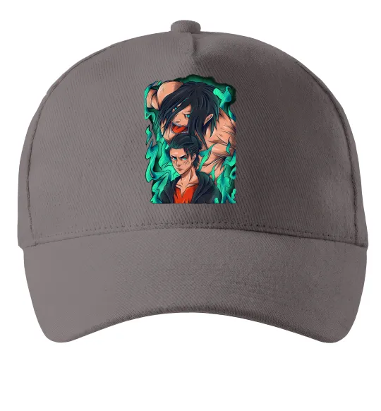 Кепка Ерене Єгер титан Сірий фото