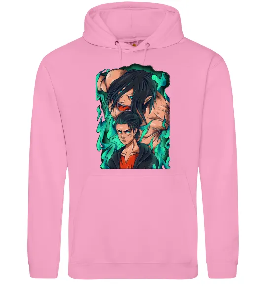 Жіноча толстовка (худі) Ерене Єгер титан Рожевий фото