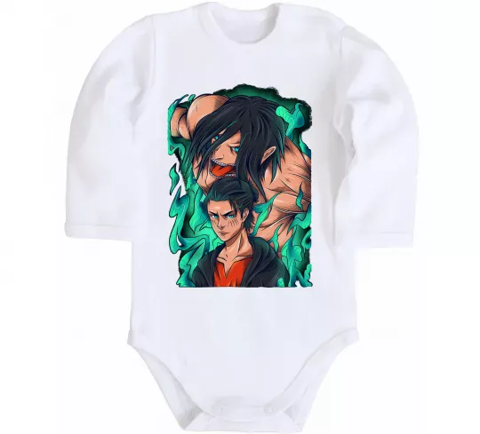 Детский боди Ерене Єгер титан Белый фото