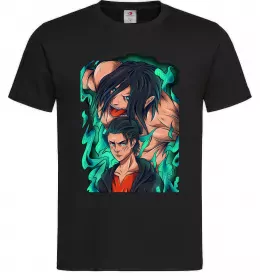 Мужская футболка Ерене Єгер титан Черный фото