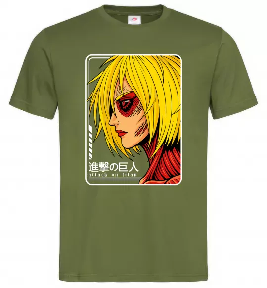 Чоловіча футболка Annie Leonhart Оливковий фото