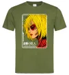 Чоловіча футболка Annie Leonhart Оливковий фото