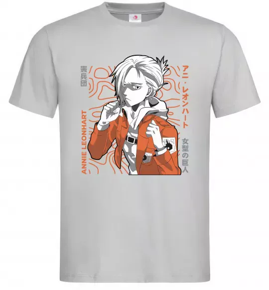 Чоловіча футболка Leonhart Annie Сірий фото