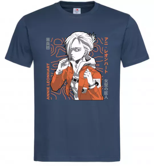 Чоловіча футболка Leonhart Annie Темно-синій фото