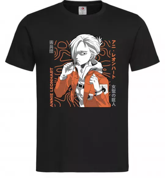 Чоловіча футболка Leonhart Annie Чорний фото