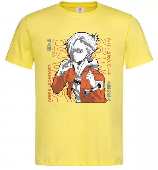 Чоловіча футболка Leonhart Annie Лимонний фото