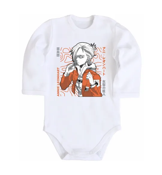 Дитячий бодік Leonhart Annie Білий фото
